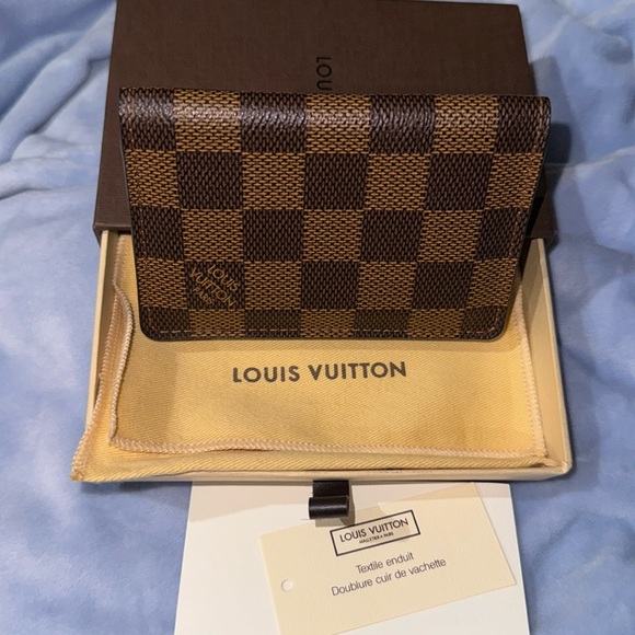 Men’s or Women’s LV Brand New Pristine Condition Pocket Organizer! No Flaws 100%